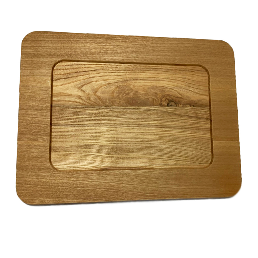 đĩa gỗ tự nhiên hình chữ nhật